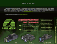 Tablet Screenshot of nocni-videni.cz